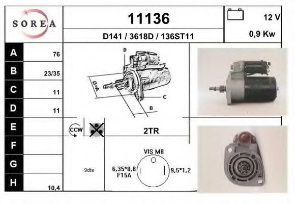 EAI 11136 Starter